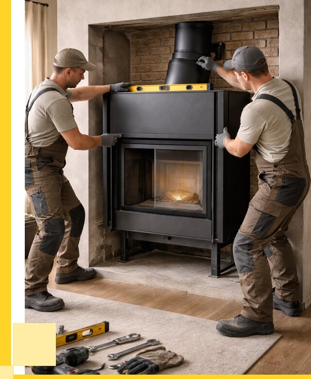 Установка каминных топок в Североморске под ключ от 19255 р. | ЭриданСвм