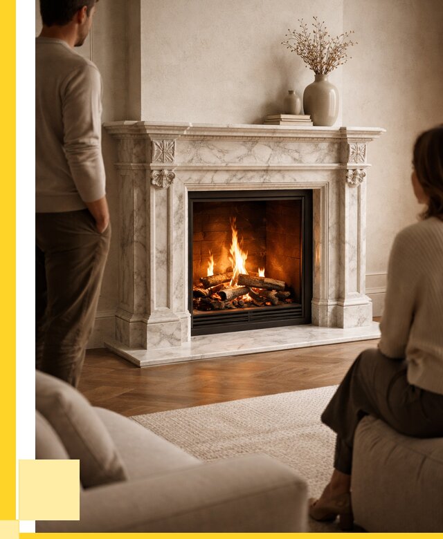 Мраморные камины под ключ в Североморске от 267425 р. | ЭриданСвм