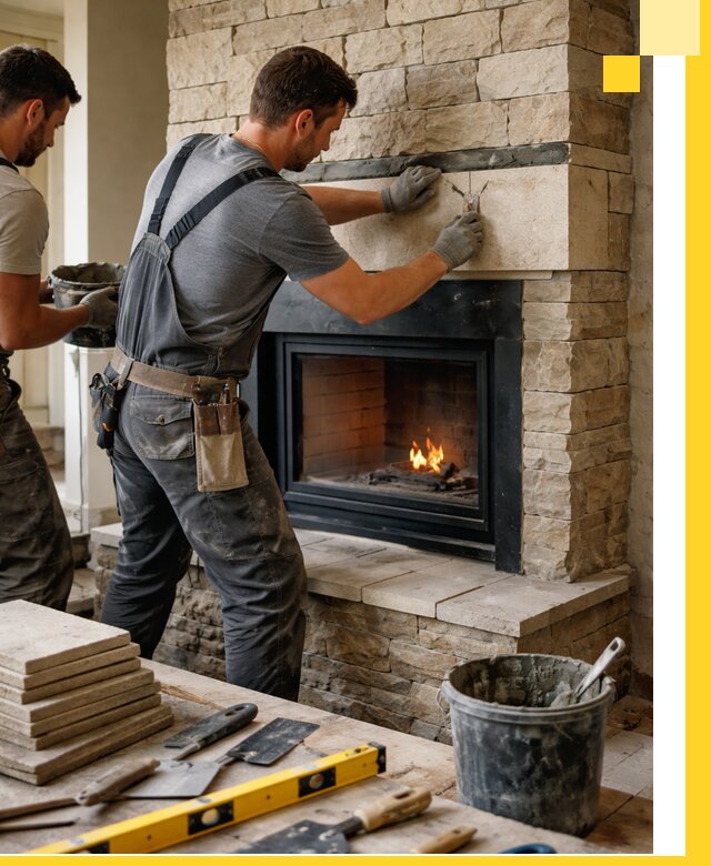 Проектирование и установка открытых каминов в Североморске