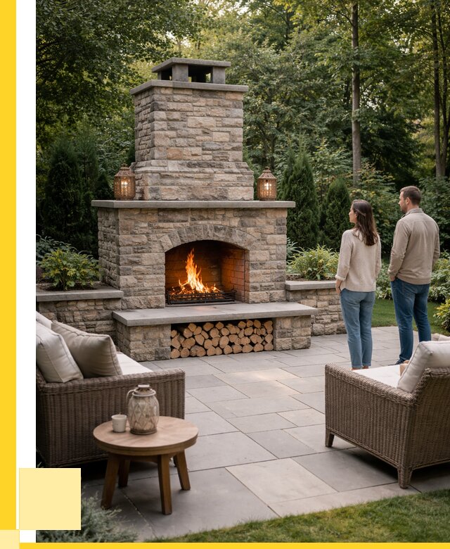 Уличные камины из кирпича в Североморске от 160455 р. | ЭриданСвм