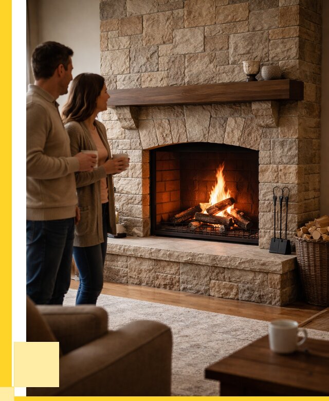 Каменные камины на заказ в Североморске от 192546 р. | ЭриданСвм