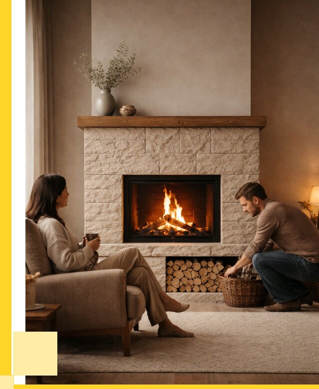 Камины для дома в Североморске под ключ от 160455 р. | ЭриданСвм