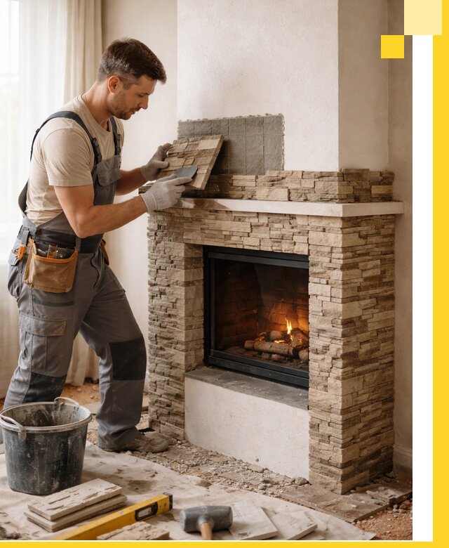 Изготовление и монтаж каминов для дома под ключ в Североморске