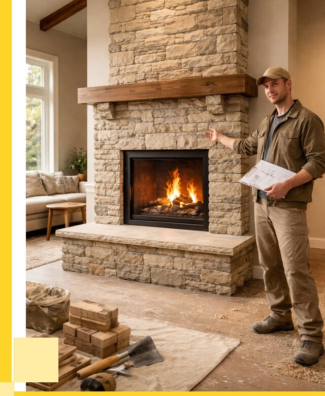 Камины под ключ в Североморске от 192546 р. | ЭриданСвм — установка