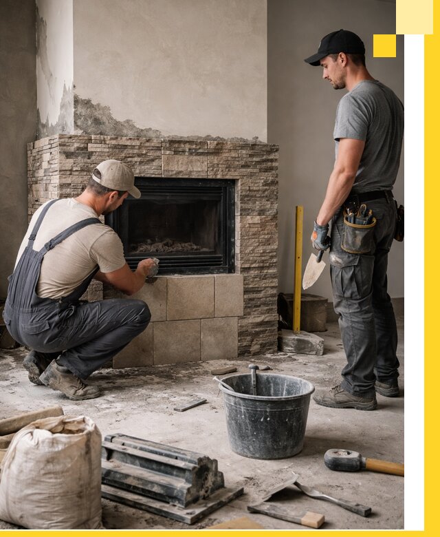 Камины под ключ в Североморске: проект, изготовление и монтаж