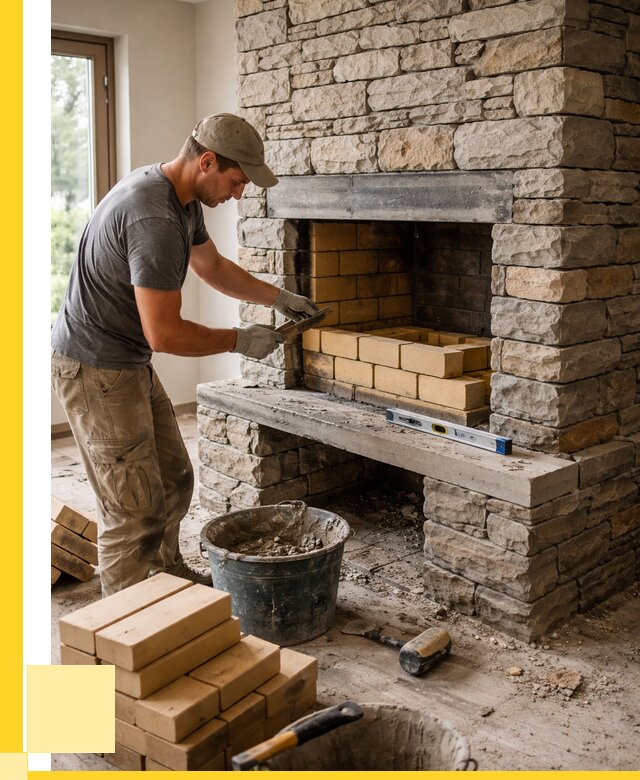 Кладка каминов и камина в Североморске от 26743 р. ЭриданСвм