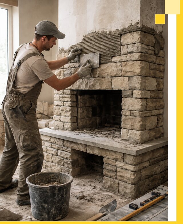 Строительство каминов под ключ в Североморске от проектирования до монтажа