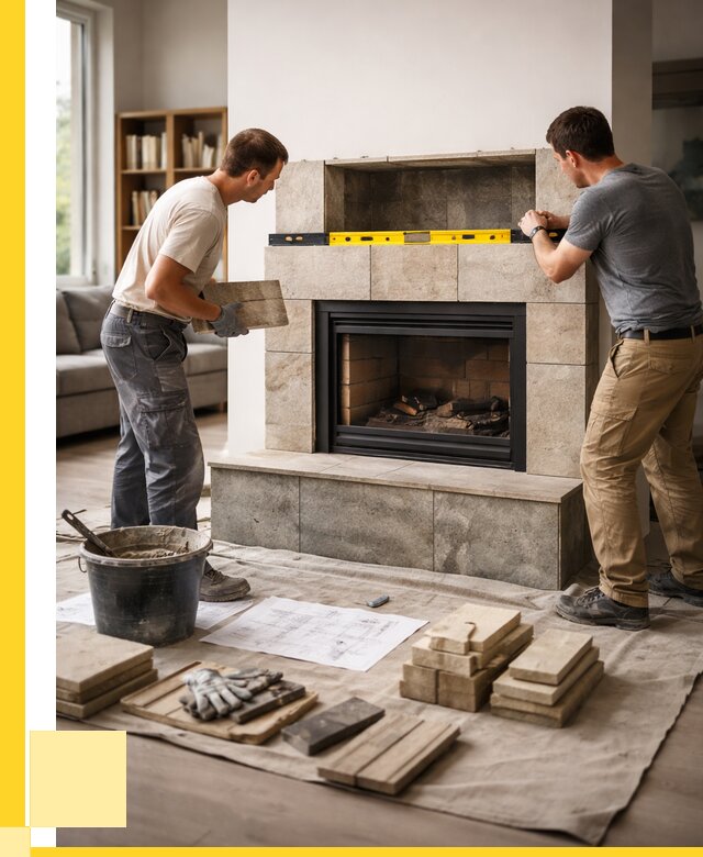 Монтаж каминов и установка в Североморске от 48137 р. | ЭриданСвм