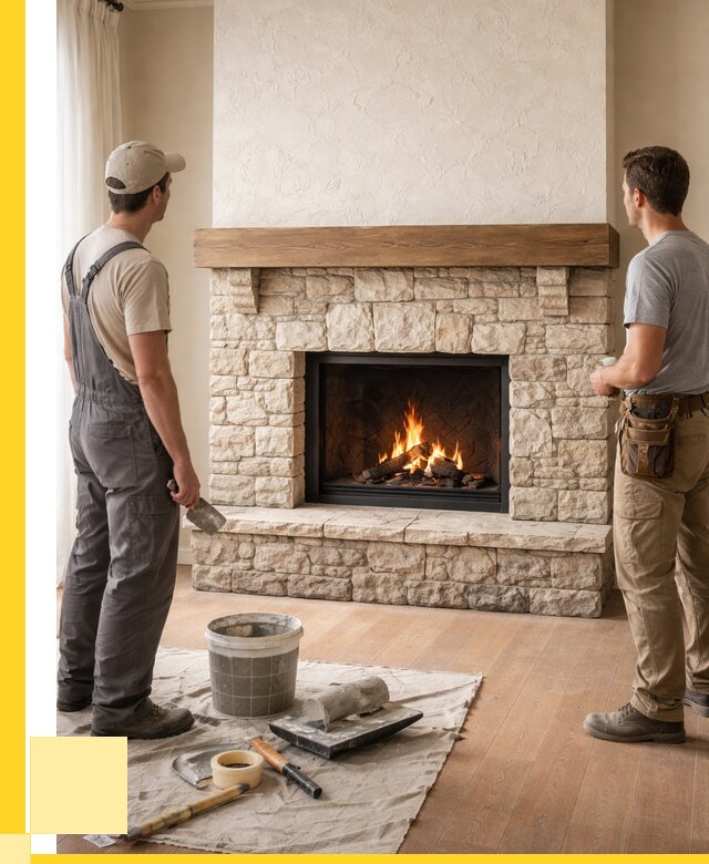 Отделка каминов в Североморске от 6953 р. под ключ | ЭриданСвм