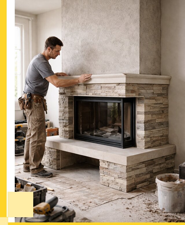 Изготовление каминов под ключ в Североморске от 160455 р. | ЭриданСвм