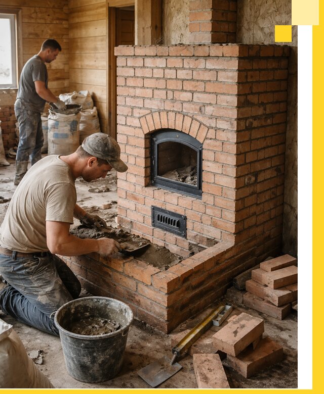 Профессиональное строительство печей в Североморске под ключ