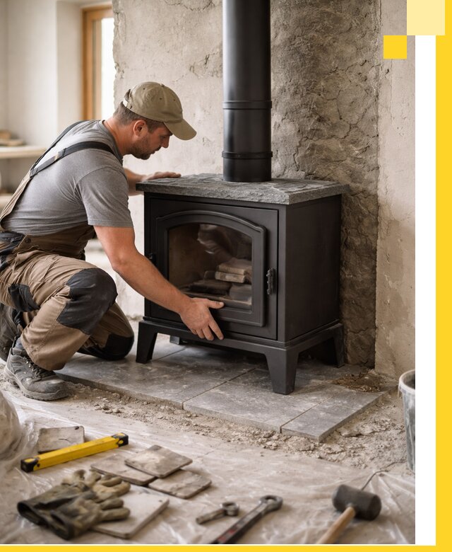 Профессиональный монтаж печей и каминов в Североморске под ключ