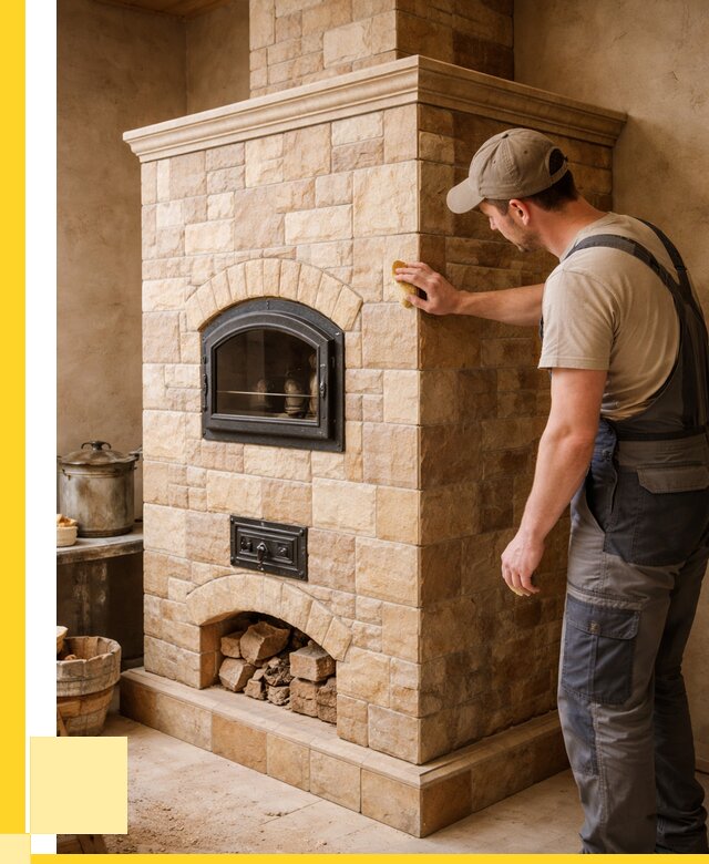 Облицовка печей в Североморске от 4814 р. под ключ | ЭриданСвм