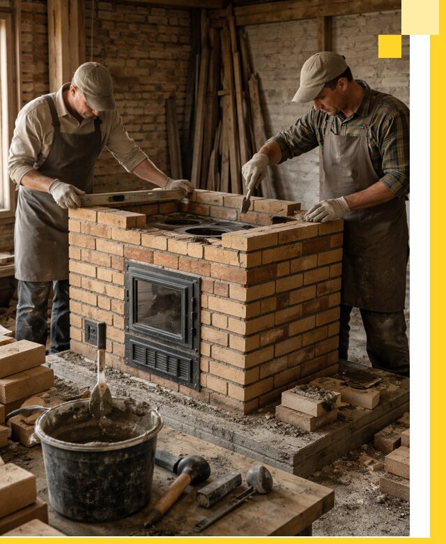 Изготовление и установка варочных печей под ключ в Североморске