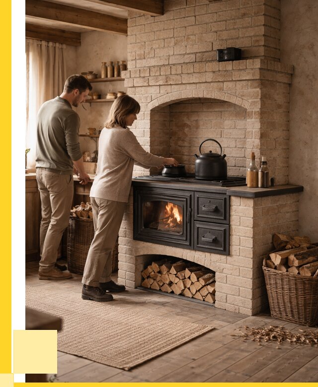 Печи с плитой в Североморске от 48137 р. | ЭриданСвм — кирпичная печь