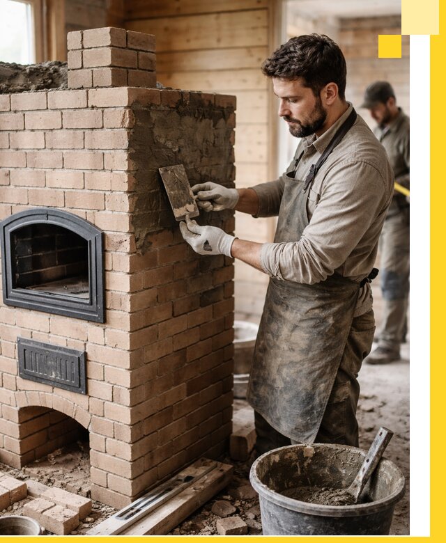 Изготовление и установка печей-шведок под ключ в Североморске