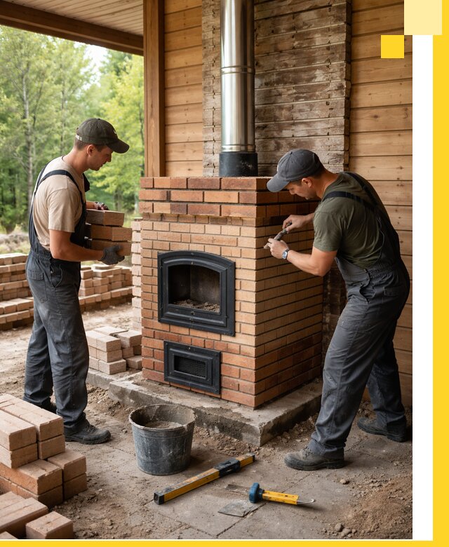 Производство и установка дачных печей под ключ в Североморске