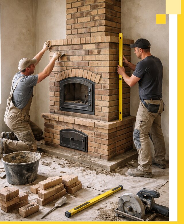 Продажа и установка печей и каминов для дома под ключ в Североморске