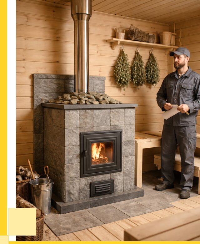 Печи для бани под ключ в Североморске от 128364 р. | ЭриданСвм