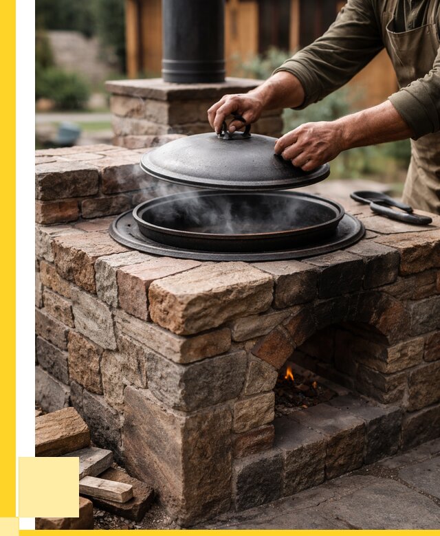 Печи для казана в Североморске по цене от 19255 р. | ЭриданСвм