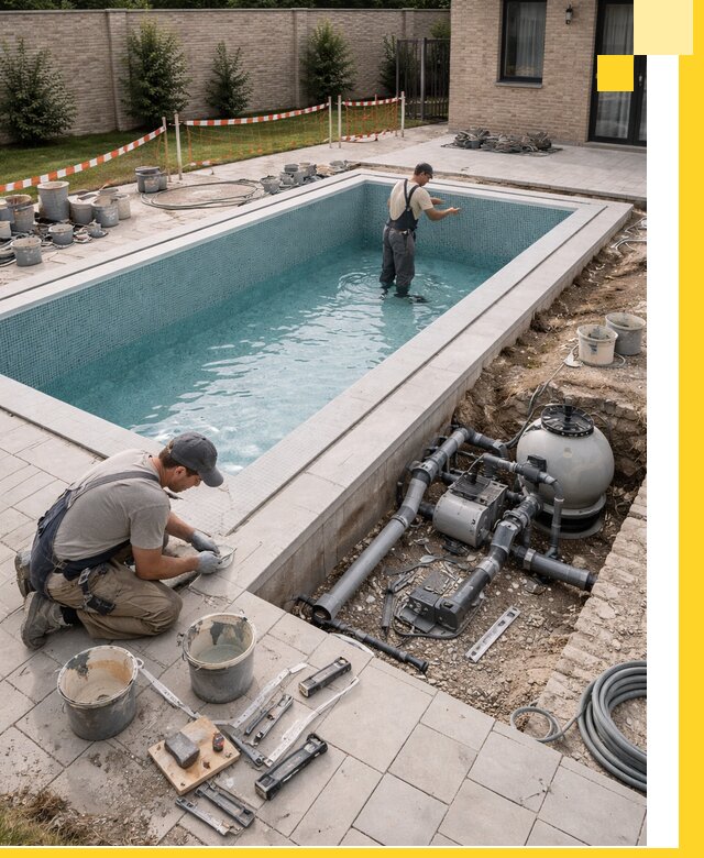 Строительство бассейнов под ключ в Североморске: проекты и монтаж