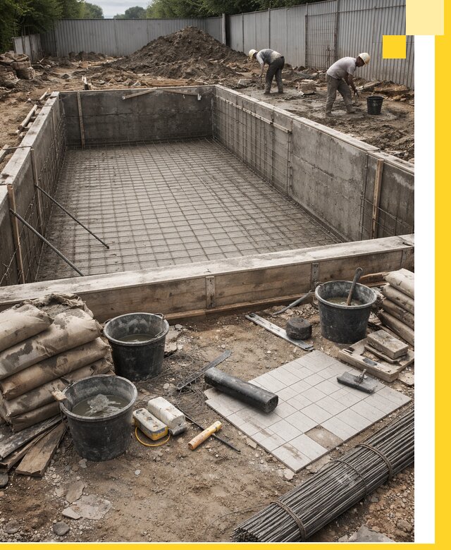 Строительство бассейнов под ключ в Североморске, дизайн и монтаж