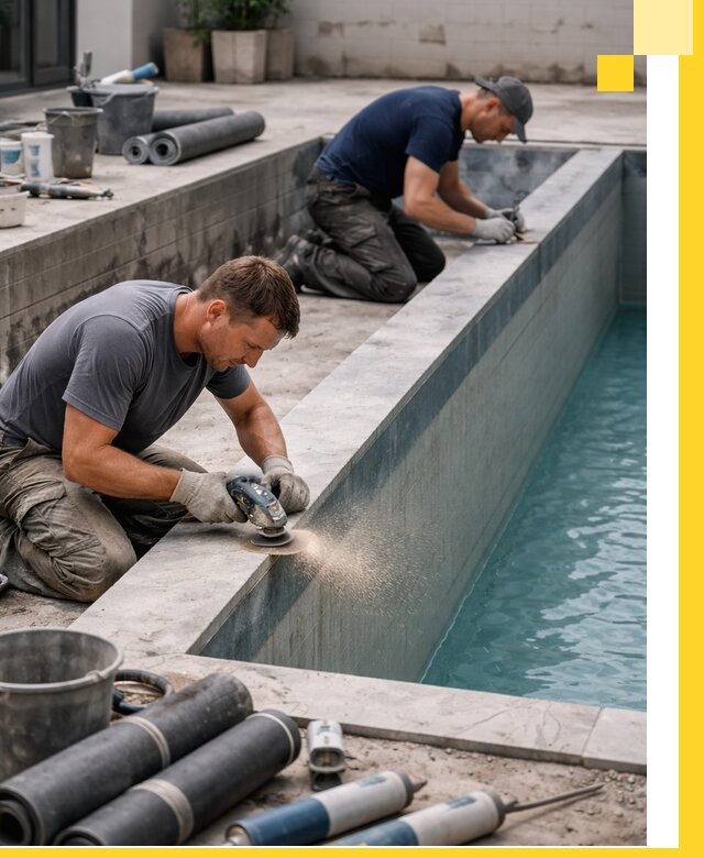 Профессиональный ремонт бассейнов под ключ в Североморске