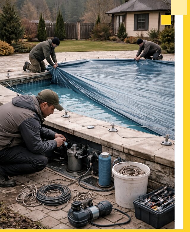 Консервация бассейнов в Североморске: подготовка к длительному хранению