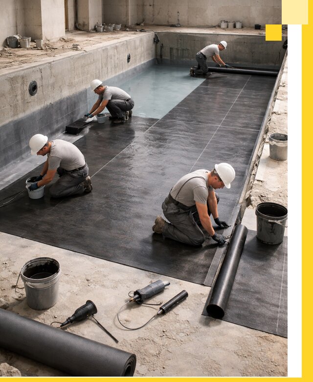 Профессиональная гидроизоляция бассейнов и чаш в Североморске под ключ