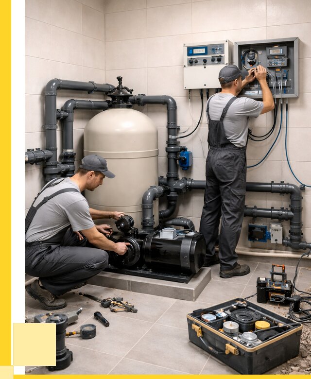 Монтаж оборудования для бассейнов в Североморске от 42788 р. | ЭриданСвм