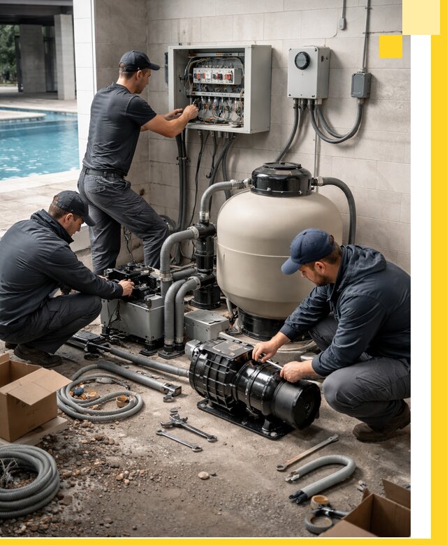 Профессиональный монтаж оборудования для бассейнов в Североморске