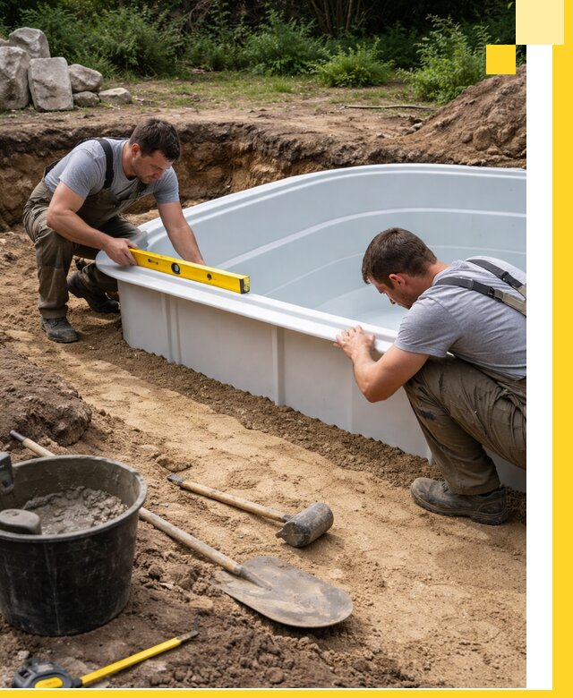 Производство и установка пластиковых бассейнов в Североморске под ключ