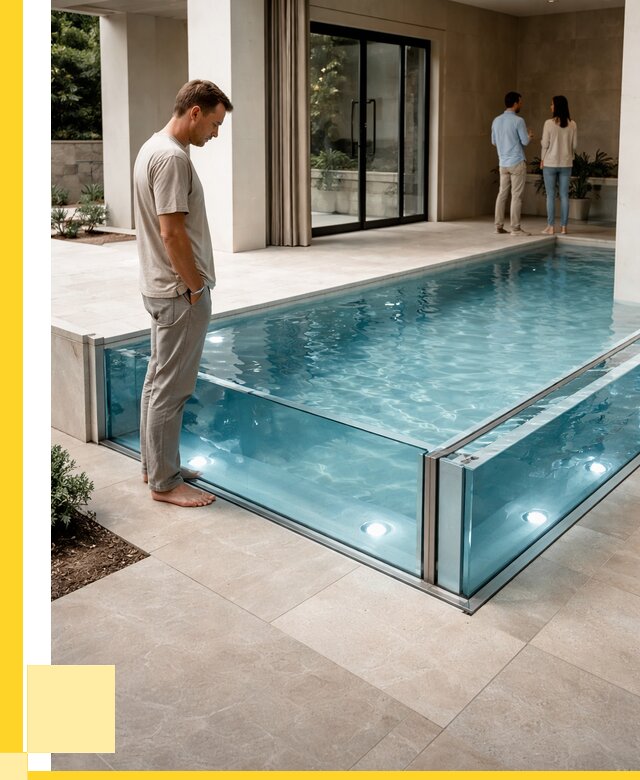 Стеклянные бассейны в Североморске от 1283640 р. | ЭриданСвм — мозаика