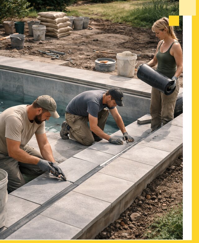 Строительство и монтаж уличных бассейнов под ключ в Североморске