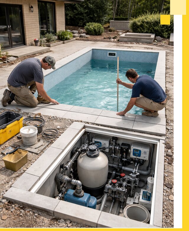 Строительство качественных домашних бассейнов под ключ в Североморске