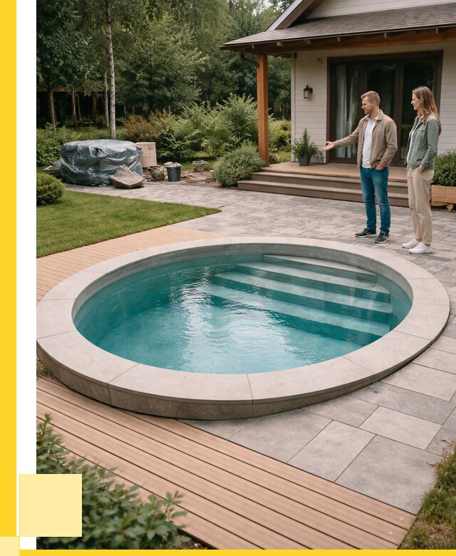 Бассейн на даче под ключ в Североморске от 213940 р., ЭриданСвм