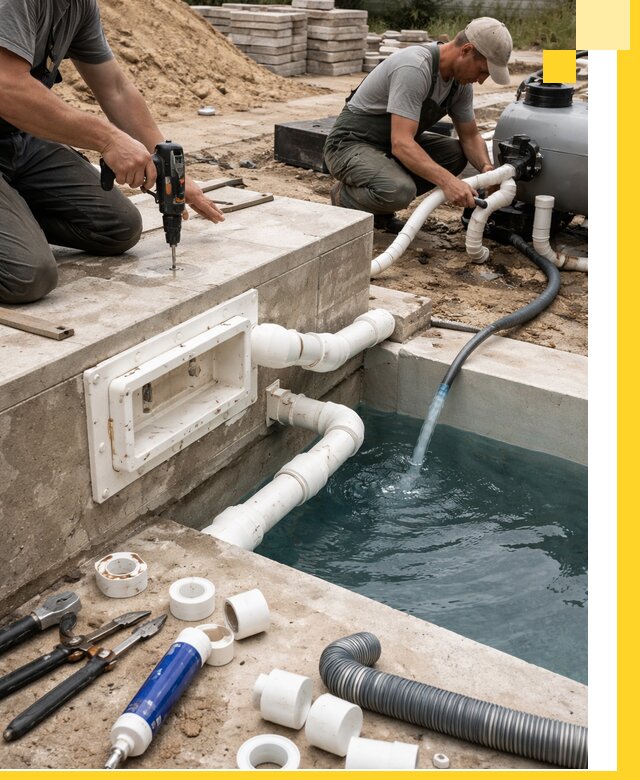 Строительство скиммерных бассейнов под ключ в Североморске