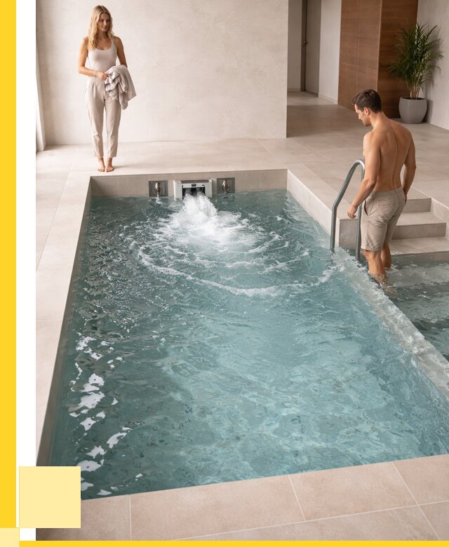 Бассейн с противотоком в Североморске от 267425 р. | ЭриданСвм