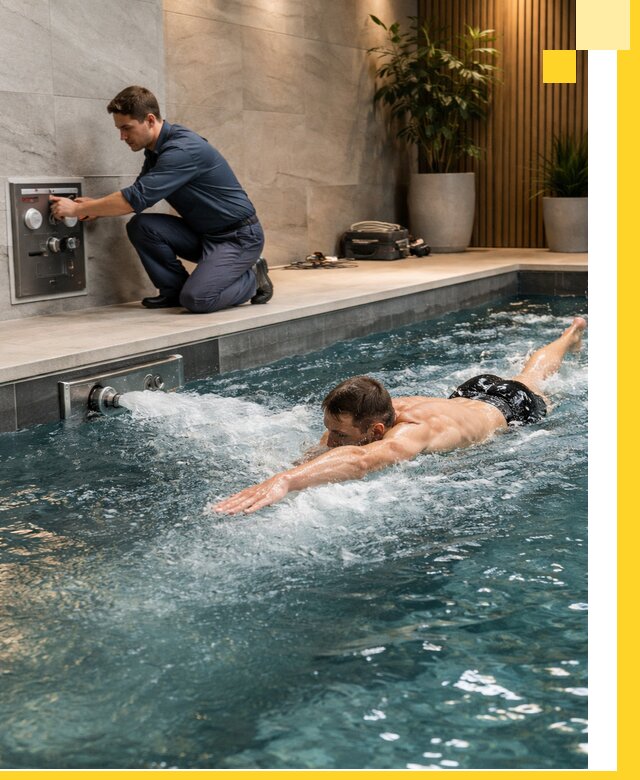 Проектирование и монтаж бассейнов с противотоком в Североморске