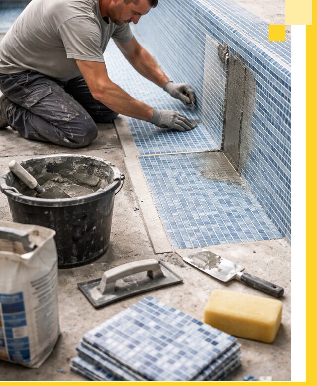 Укладка и ремонт мозаики для бассейнов под ключ в Североморске