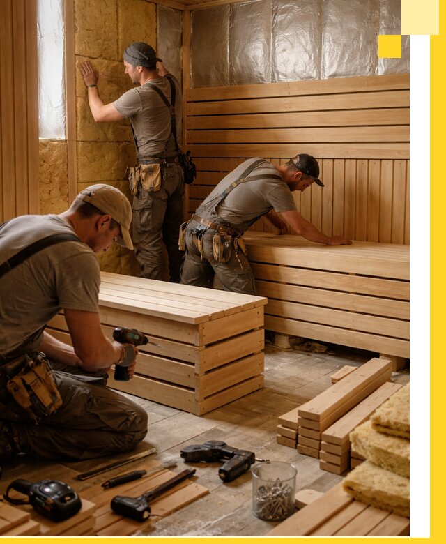 Профессиональное строительство саун под ключ в Североморске