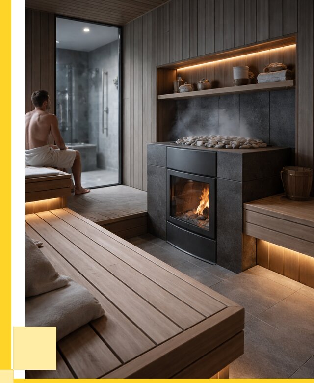 Проект сауны в частном доме в Североморске от 37440 р. | ЭриданСвм