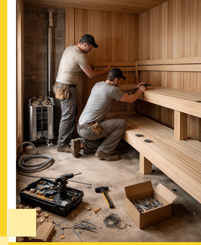 Монтаж саун под ключ в Североморске от 128364 р. | ЭриданСвм