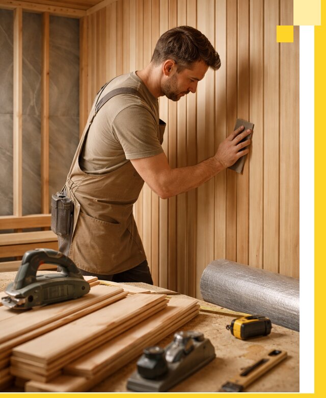 Профессиональная отделка саун и парных под ключ в Североморске