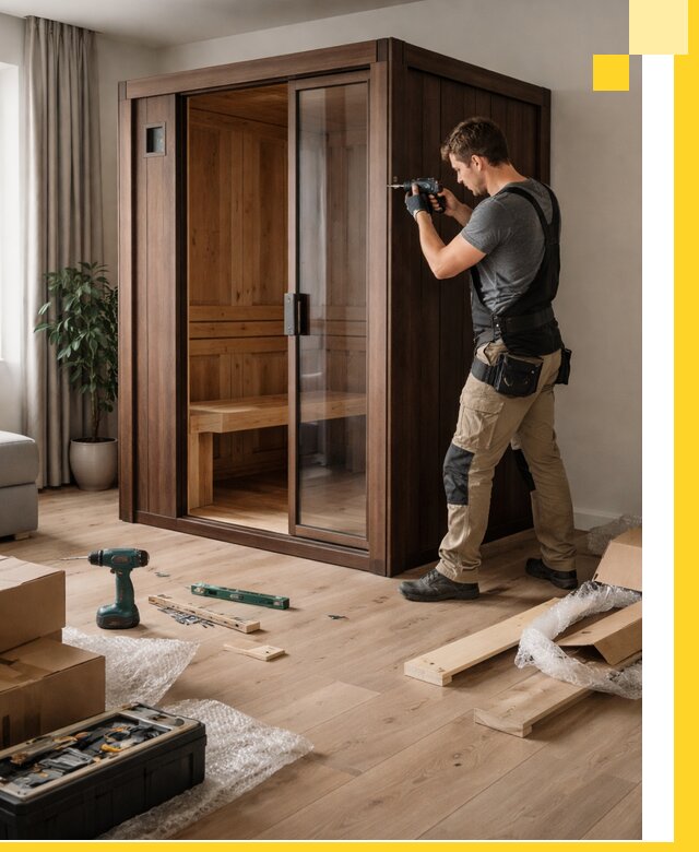 Установка и производство мини саун под ключ в Североморске