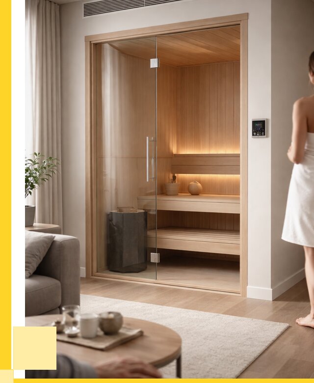 Сауна в квартире под ключ в Североморске от 128364 р. ЭриданСвм