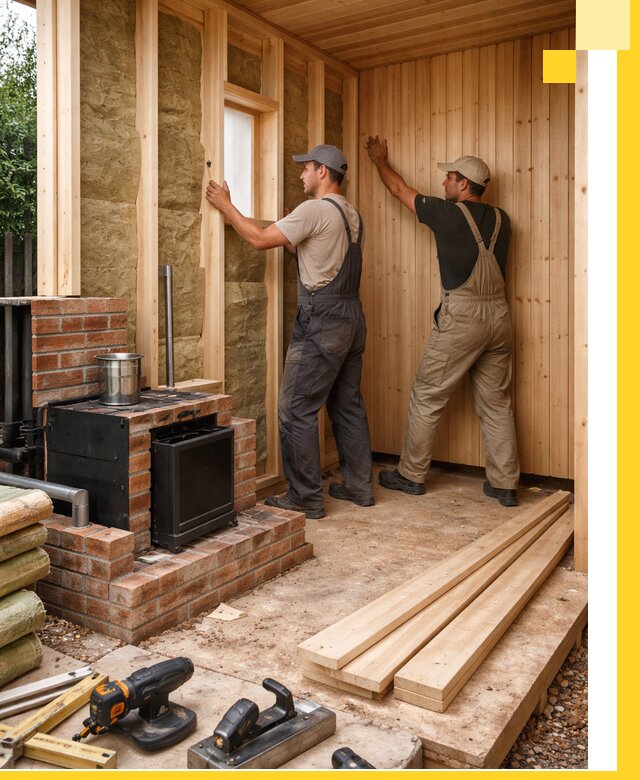 Строительство и установка дачных саун под ключ в Североморске