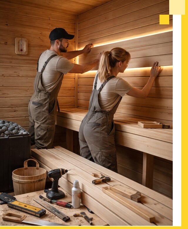 Дизайн саун и бань под ключ с индивидуальным проектом в Североморске