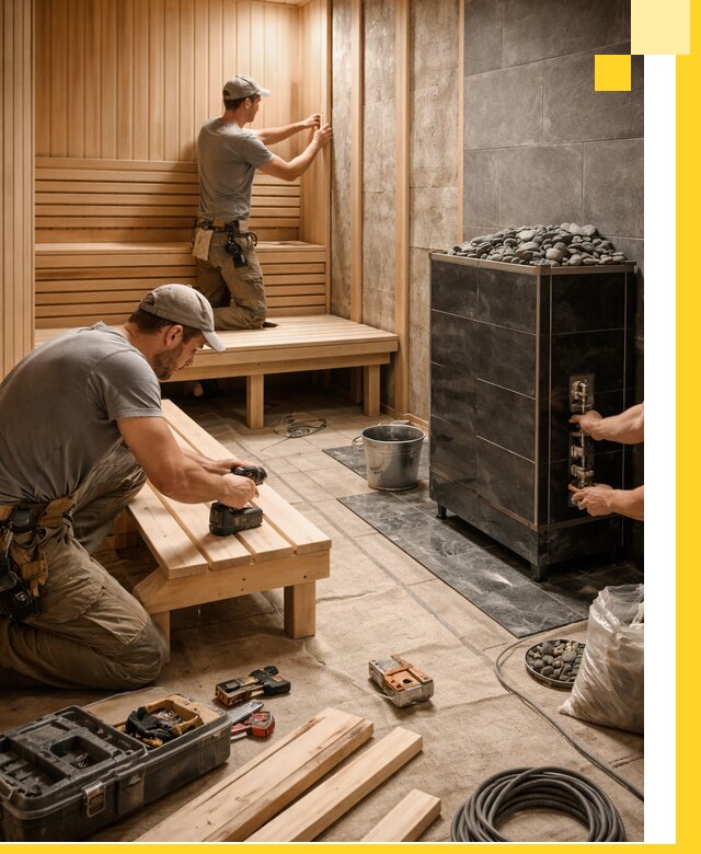 Дизайн и строительство интерьерных саун под ключ в Североморске