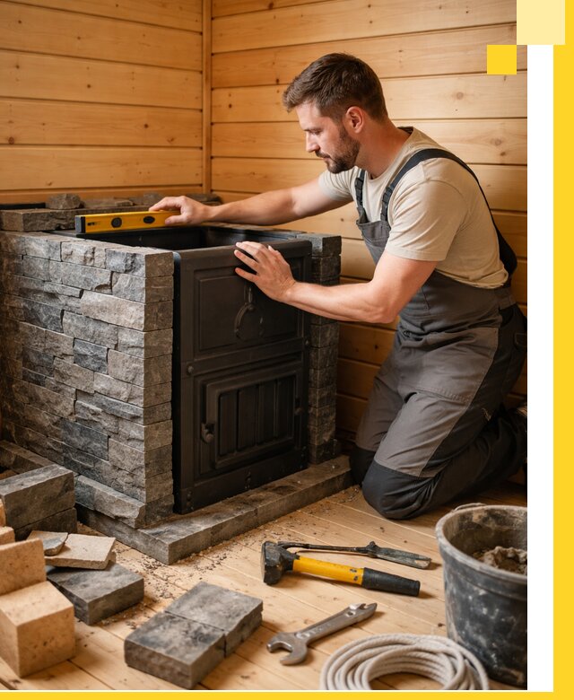 Производство и установка печей для саун под ключ в Североморске